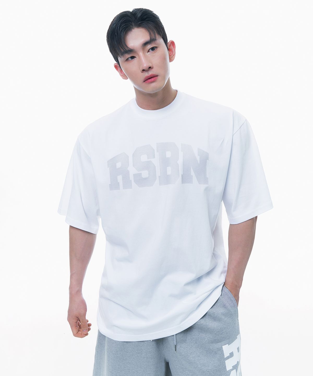 본투윈(BORN TO WIN) RSBN T-SHIRTS [WHITE]