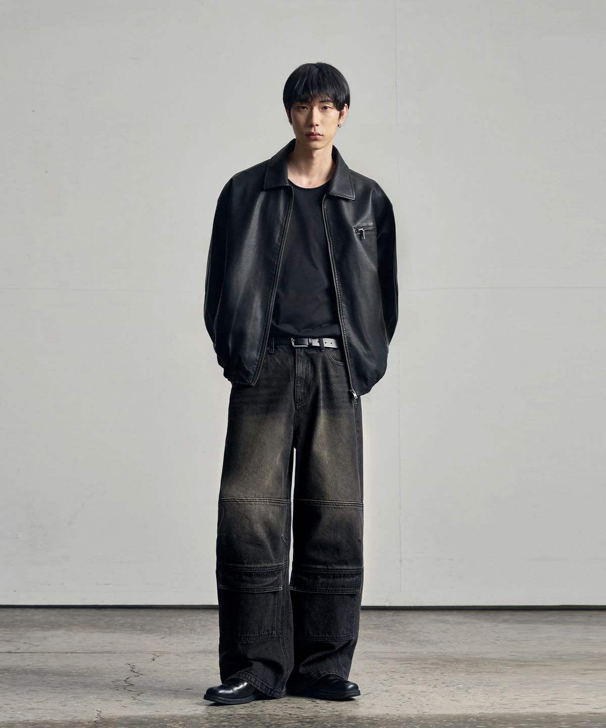 아워데이즈(OURDAYZ) 빈티지 프론트 포켓 카고 데님 팬츠 [VINTAGE BLACK]