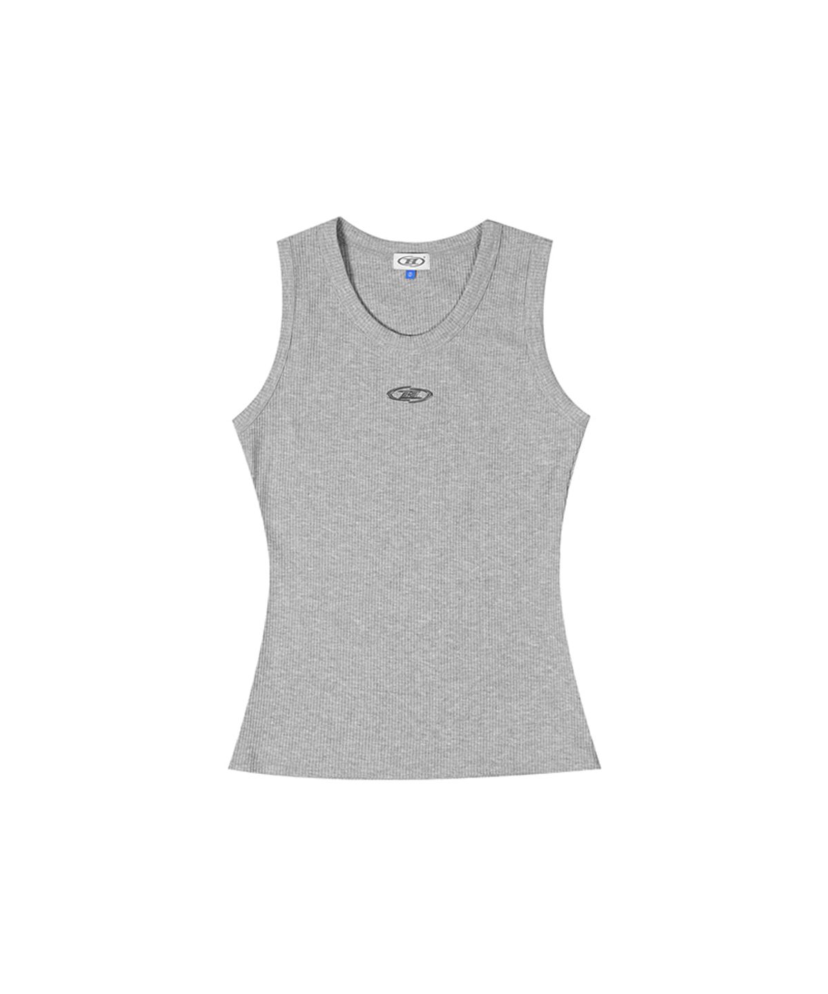 본투윈(BORN TO WIN) B-SYMBOL LOGO SLEEVELESS_NON MESH VER [MELANGE GREY]