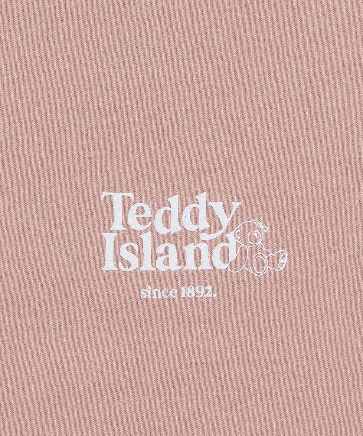 테디아일랜드(TEDDYISLAND) S 레터링 로고 테디 반팔 핑크