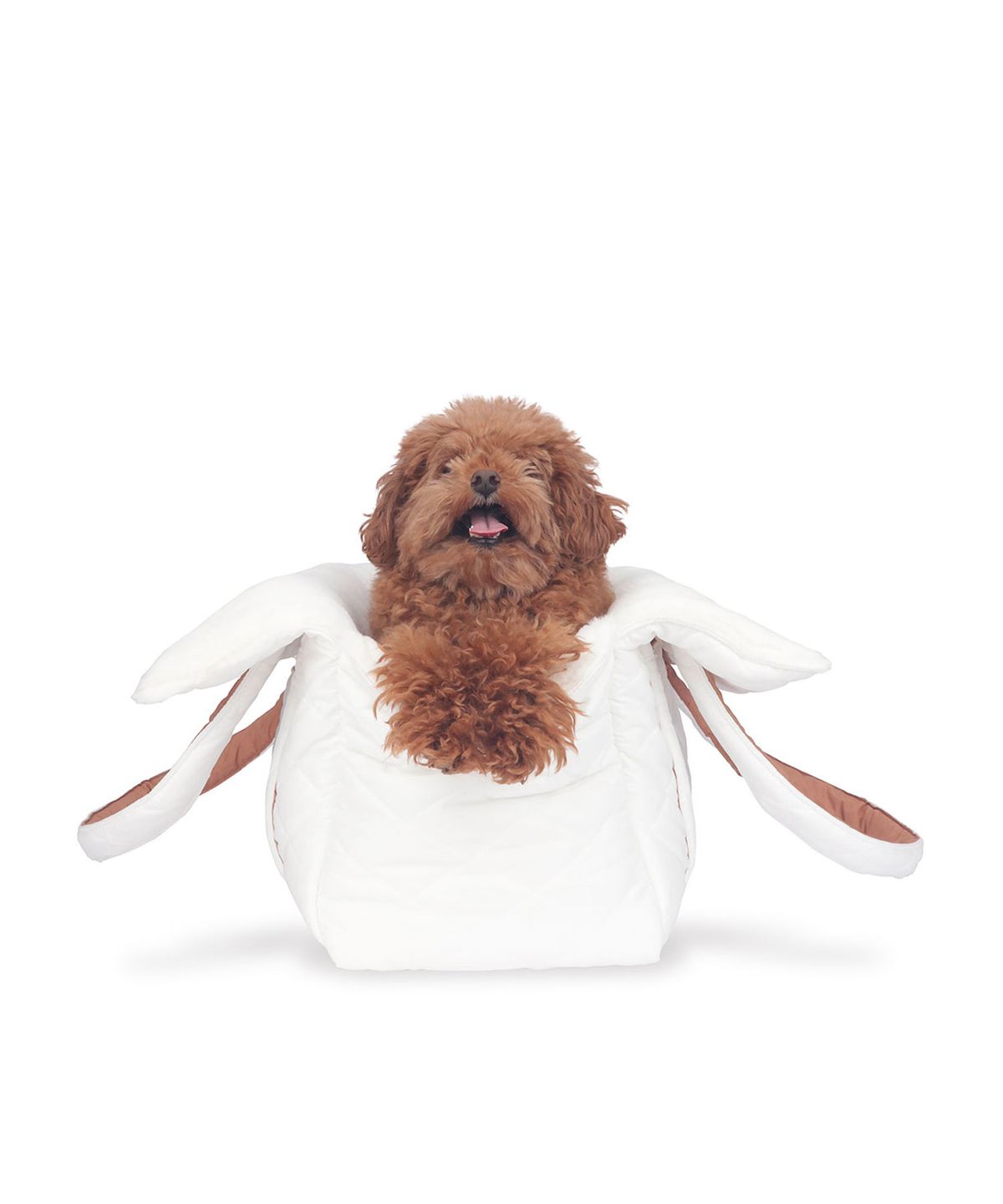 몽슈슈(MONCHOUCHOU) Double Fur Pound Bag White