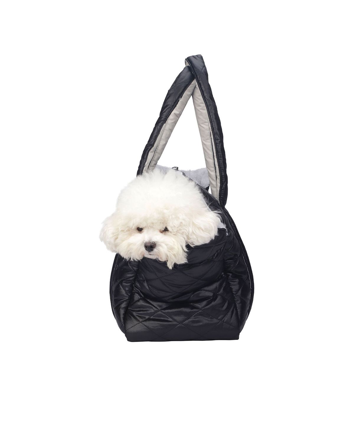 몽슈슈(MONCHOUCHOU) Double Fur Pound Bag Black