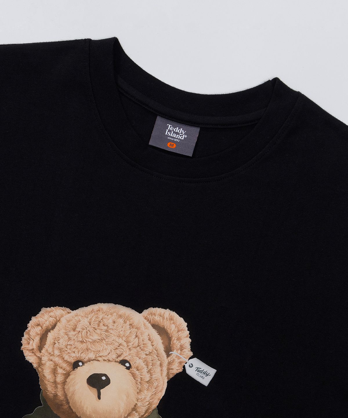 테디아일랜드(TEDDYISLAND) 리얼 테디 반팔 블랙