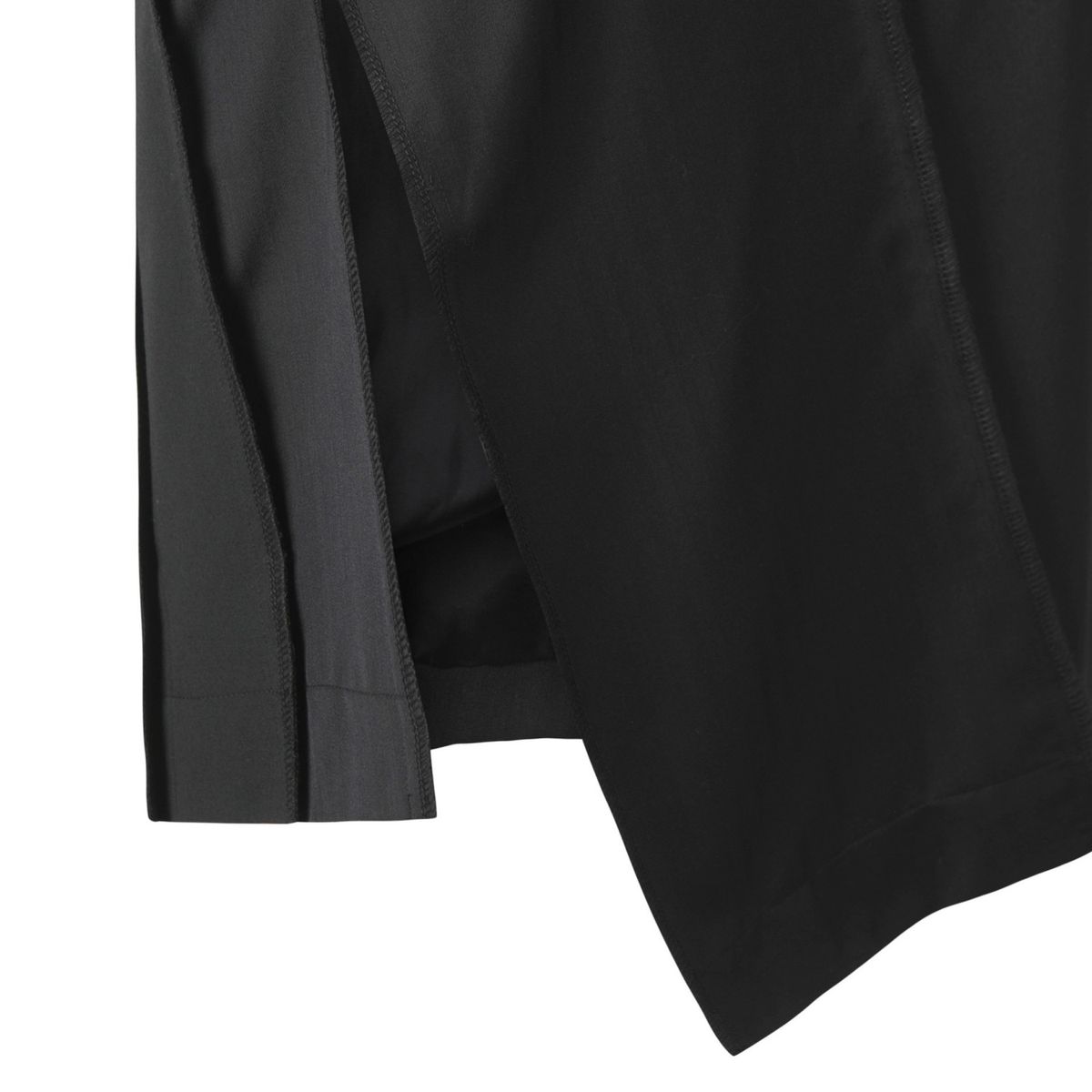 래코드(RECODE) Patchwork Asymmetry Skirt_RQKAM23403BKX