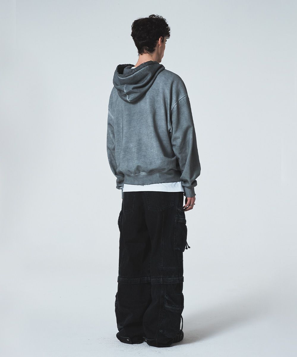 【MAISON MINED】24SS★ STICKY DULL HOODIE 메종미네드 ~50% - STICKY DULL HOODIE BLACK