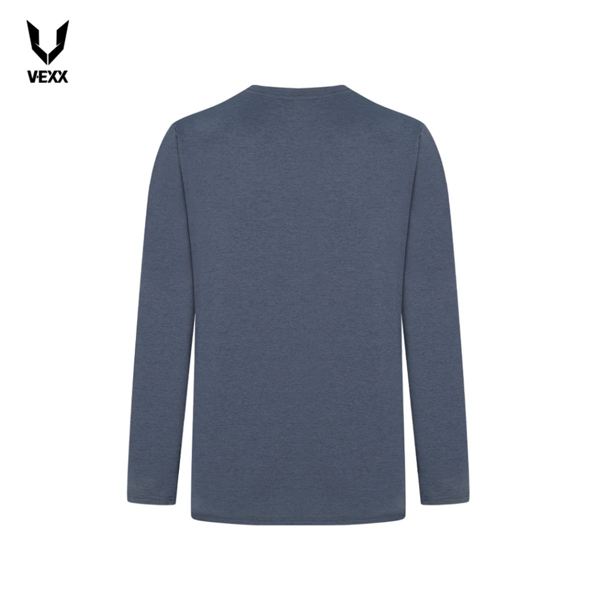 브이엑스(V-EXX) 라운드 링클 긴팔 티셔츠 그레이 V27P0701GA