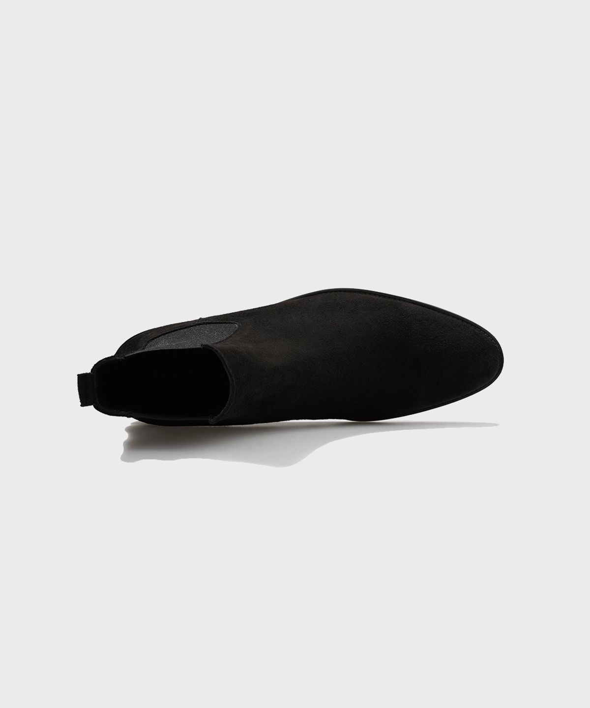 피렌체 아뜨리에(FIRENZE ATELIER) 슬림라인 블랙솔 스웨이드 첼시부츠 3332-QS [BLACK]