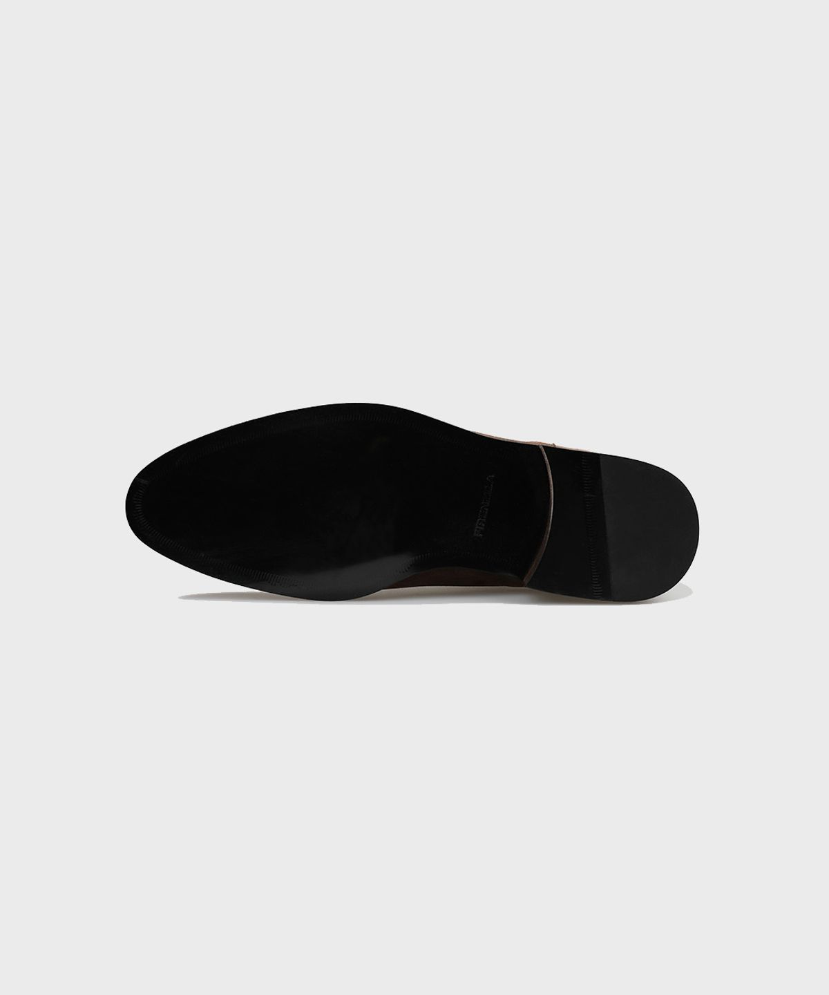 피렌체 아뜨리에(FIRENZE ATELIER) 슬림라인 블랙솔 스웨이드 첼시부츠 3332-QS [DARK BROWN]