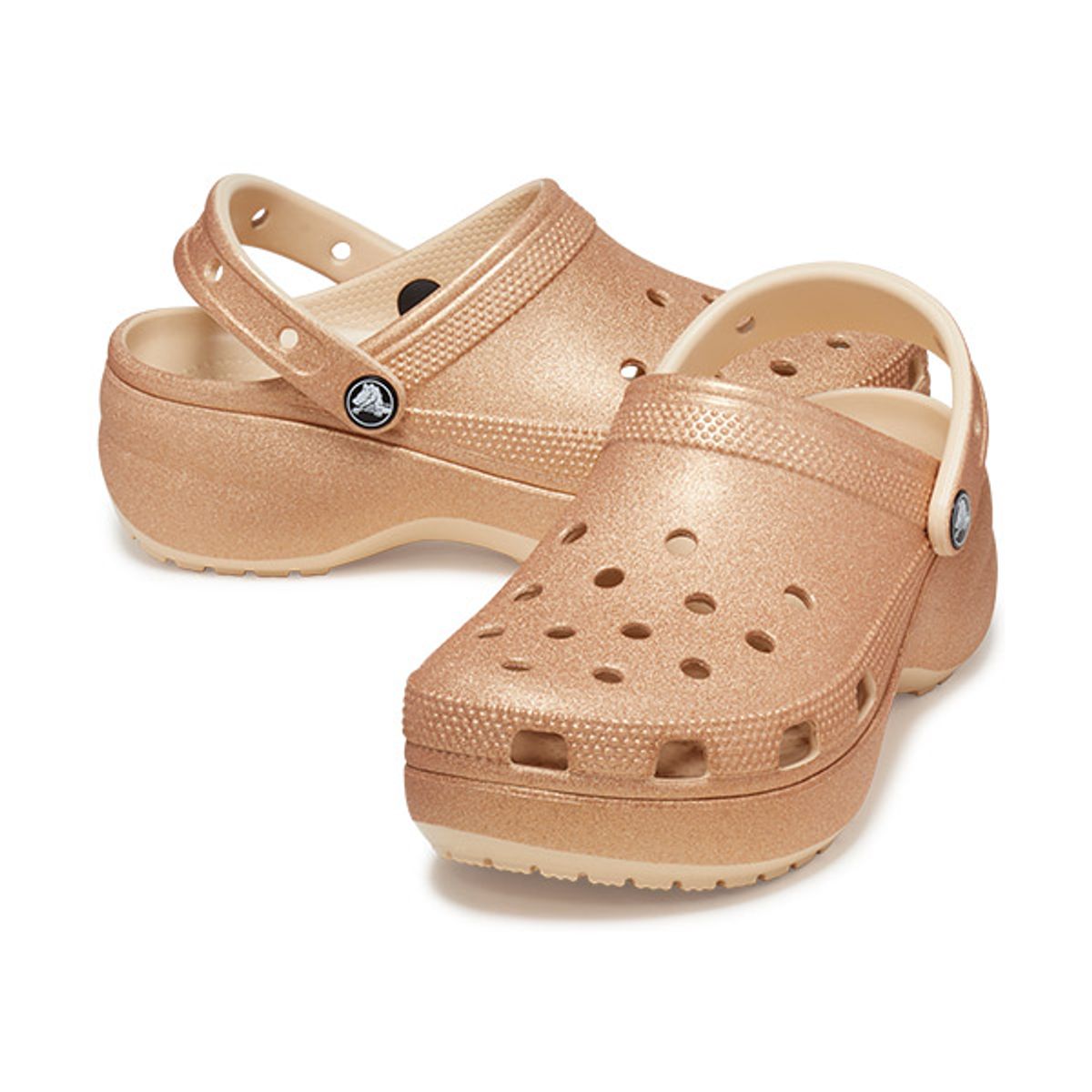 크록스(CROCS) 여성 클래식 플랫폼 글리터 클로그 W SHI (24SWCL207241)