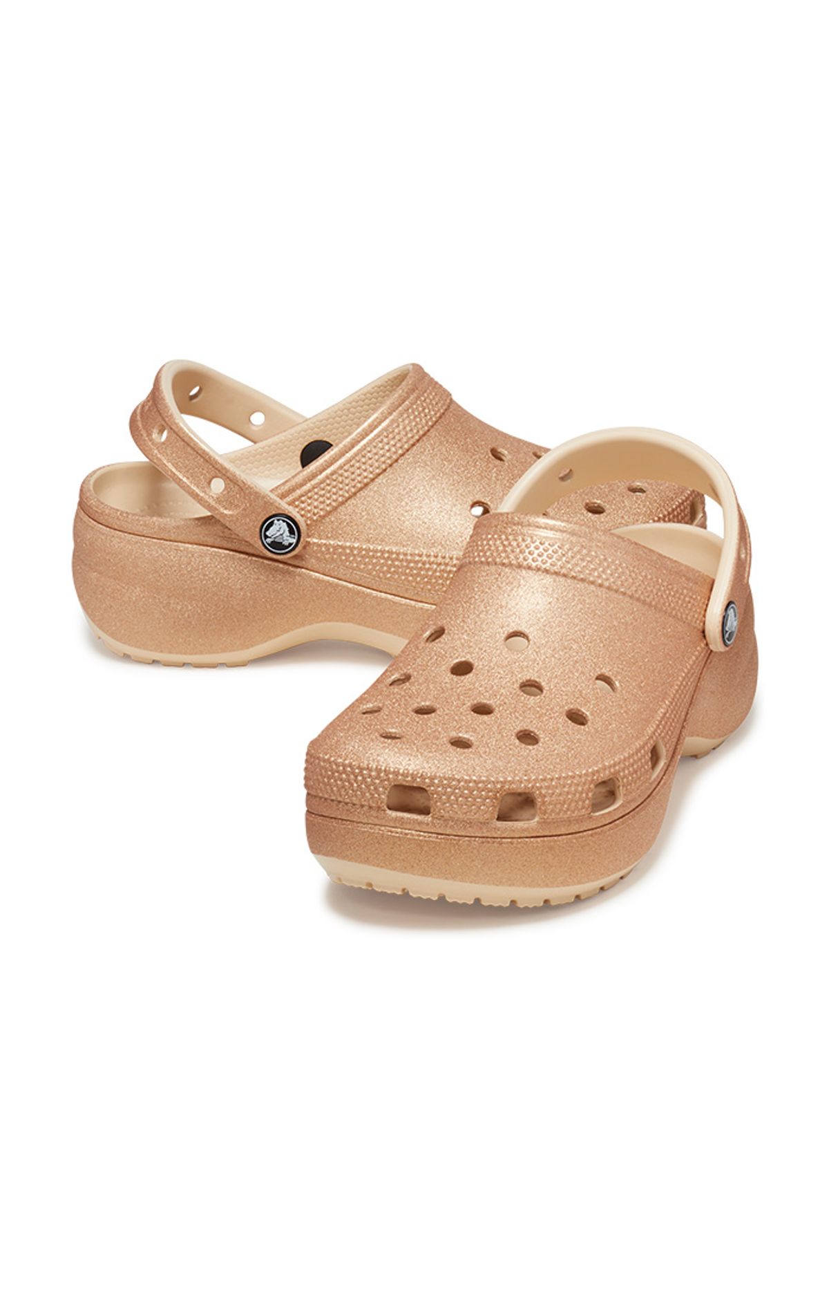 크록스(CROCS) 여성 클래식 플랫폼 글리터 클로그 W SHI (24SWCL207241)