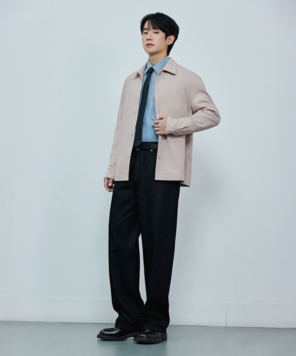 마인드브릿지(MINDBRIDGE) 트윌조직셔켓 - 2color