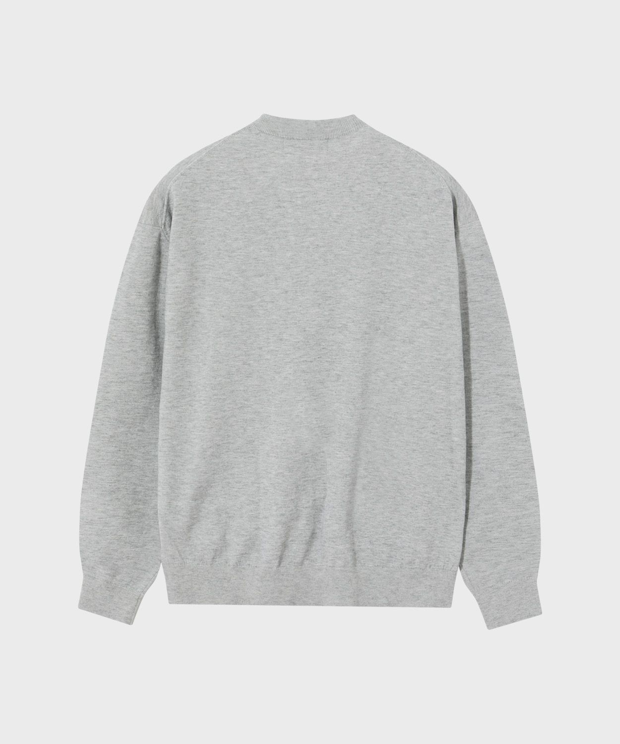 MUSINSA | LEIRE Everyday crew neck knit [gray]