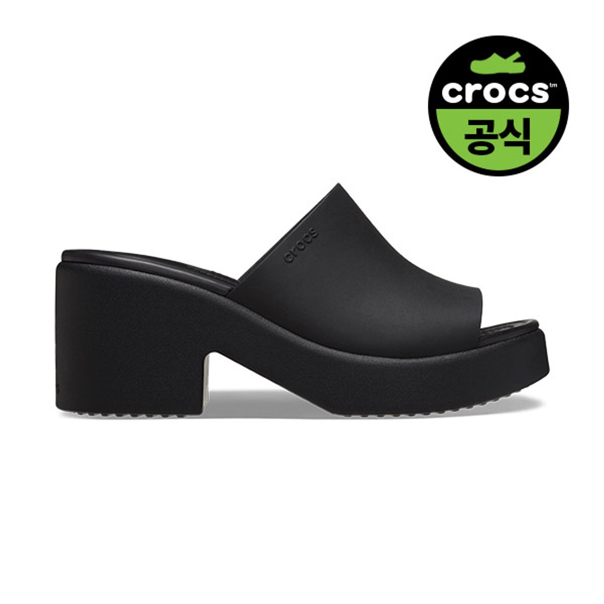 크록스(CROCS) 여성 BROOKLYN SLIDE HEEL BKB (24SWSD209408)