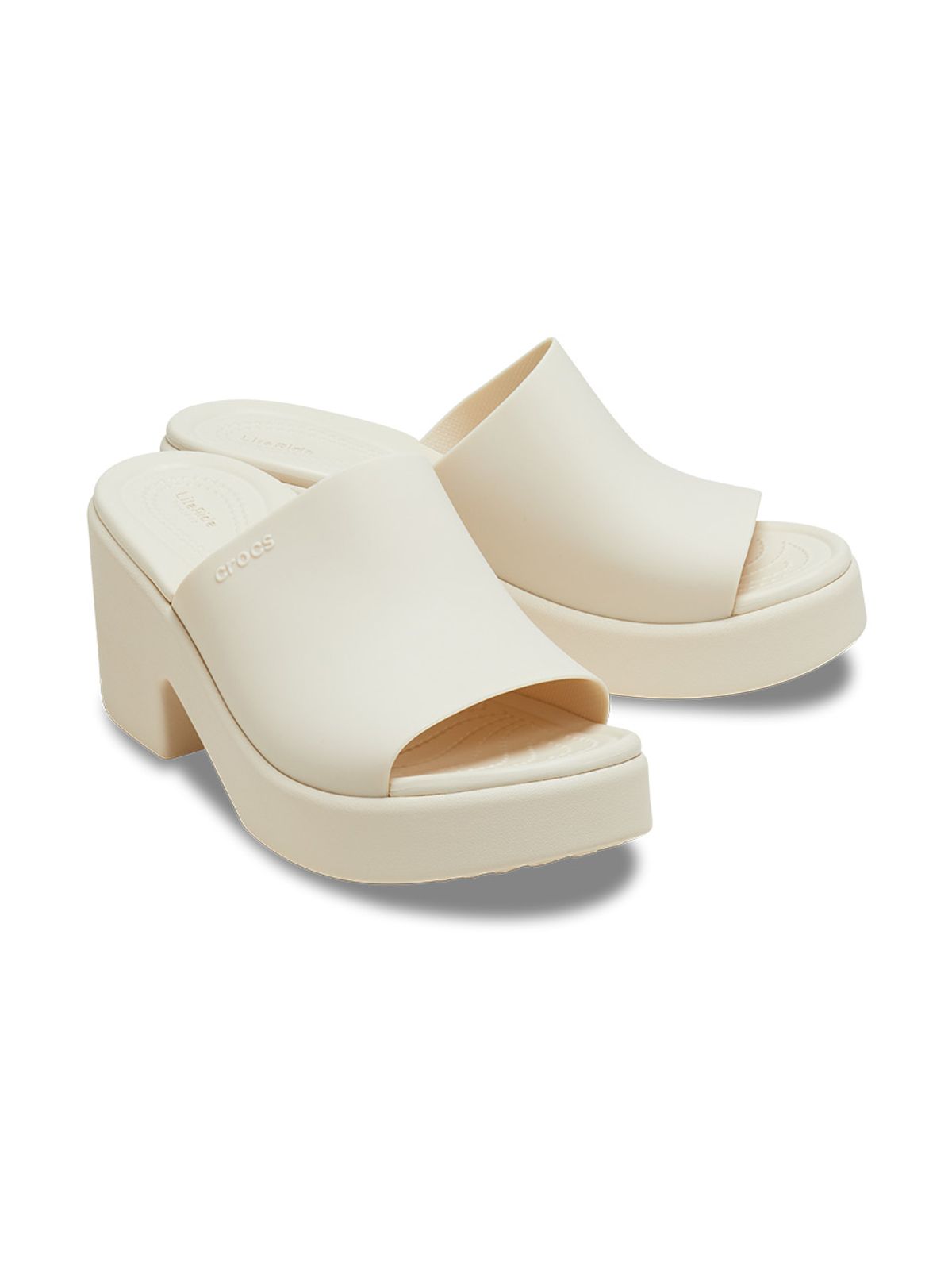 크록스(CROCS) 여성 브루클린 슬라이드 힐 STU (24SWSD209408)