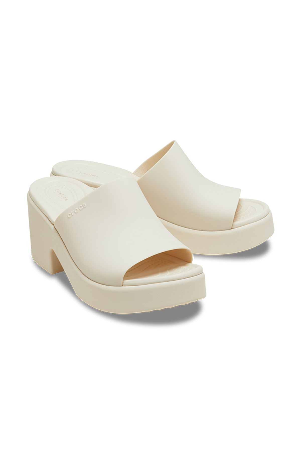 크록스(CROCS) 여성 브루클린 슬라이드 힐 STU (24SWSD209408)