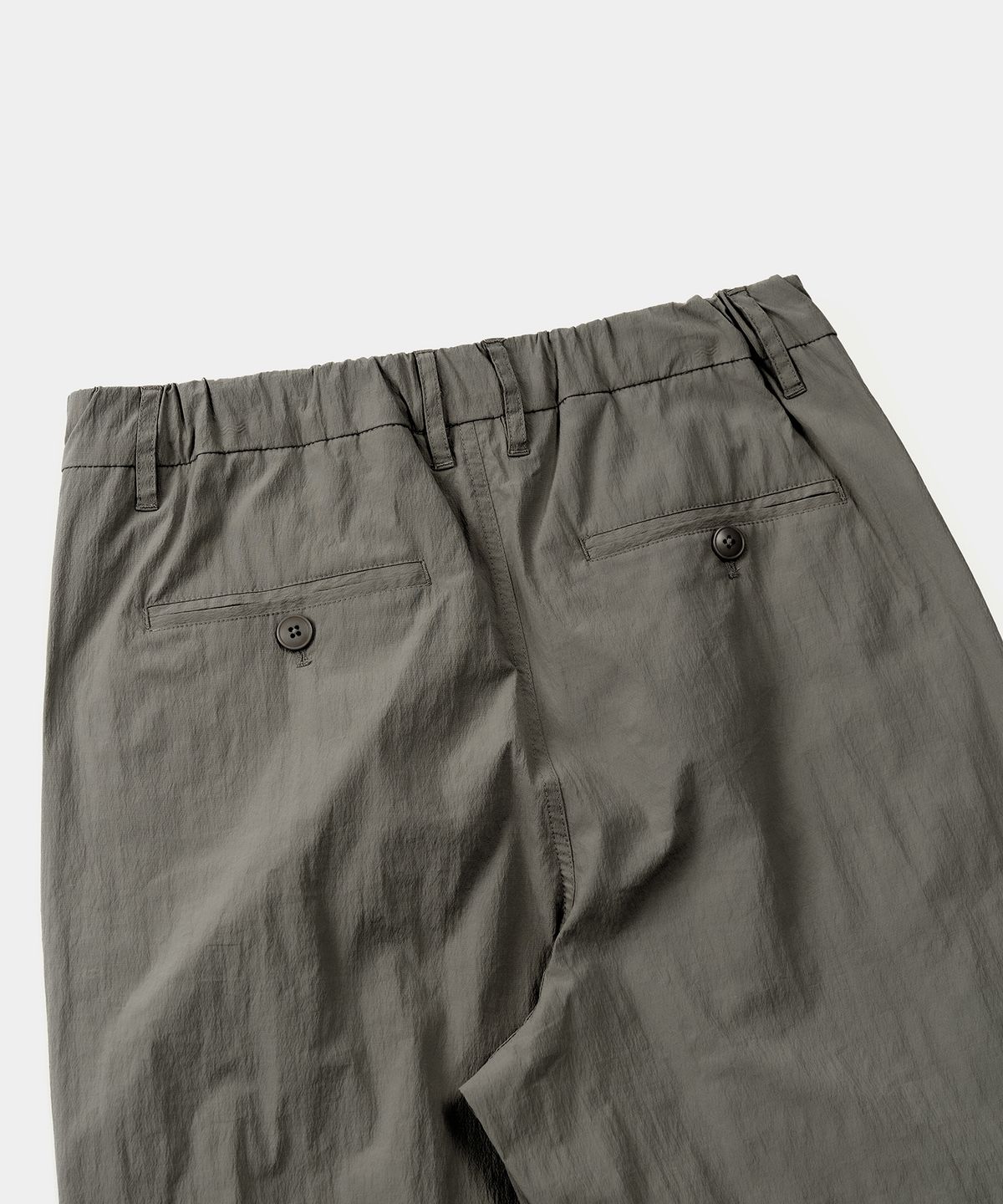 엑스컨테이너(EXCONTAINER) 핀턱 와이드 시어서커 팬츠 (CHARCOAL)