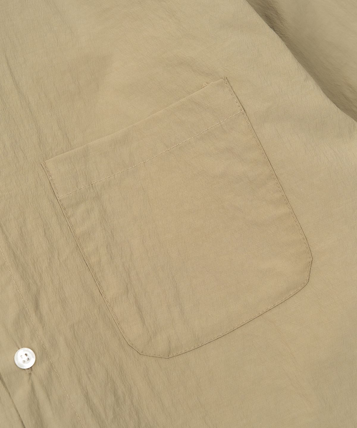 엑스컨테이너(EXCONTAINER) 오버핏 시어서커 셔츠 (BEIGE)