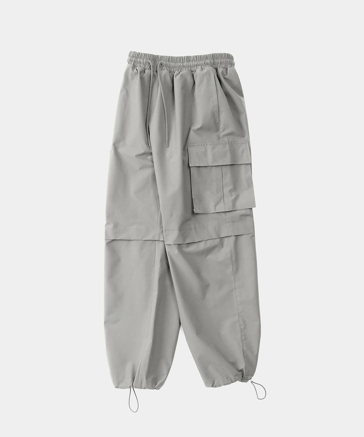 엑스컨테이너(EXCONTAINER) 디비전 와이드 카고 팬츠 (GREY)