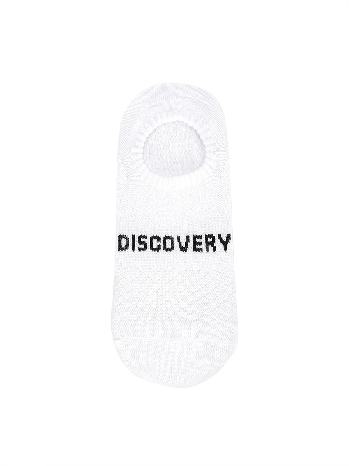 디스커버리 익스페디션(DISCOVERY EXPEDITION) 로고자카드 페이크삭스 (WHITE)