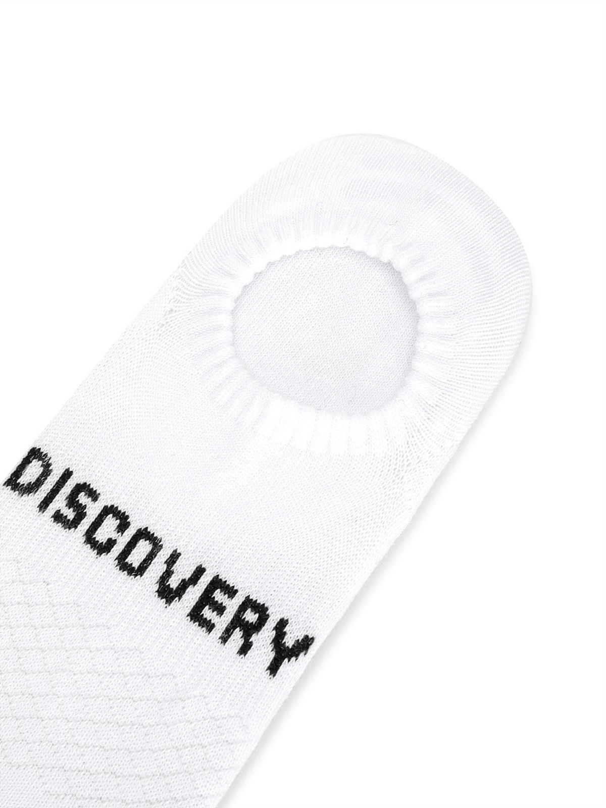 디스커버리 익스페디션(DISCOVERY EXPEDITION) 로고자카드 페이크삭스 (WHITE)