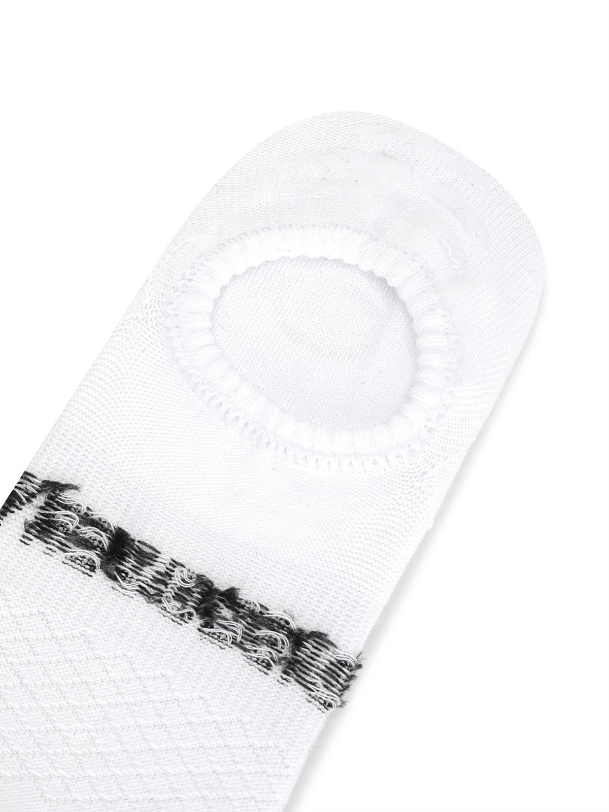 디스커버리 익스페디션(DISCOVERY EXPEDITION) 로고자카드 페이크삭스 (WHITE)