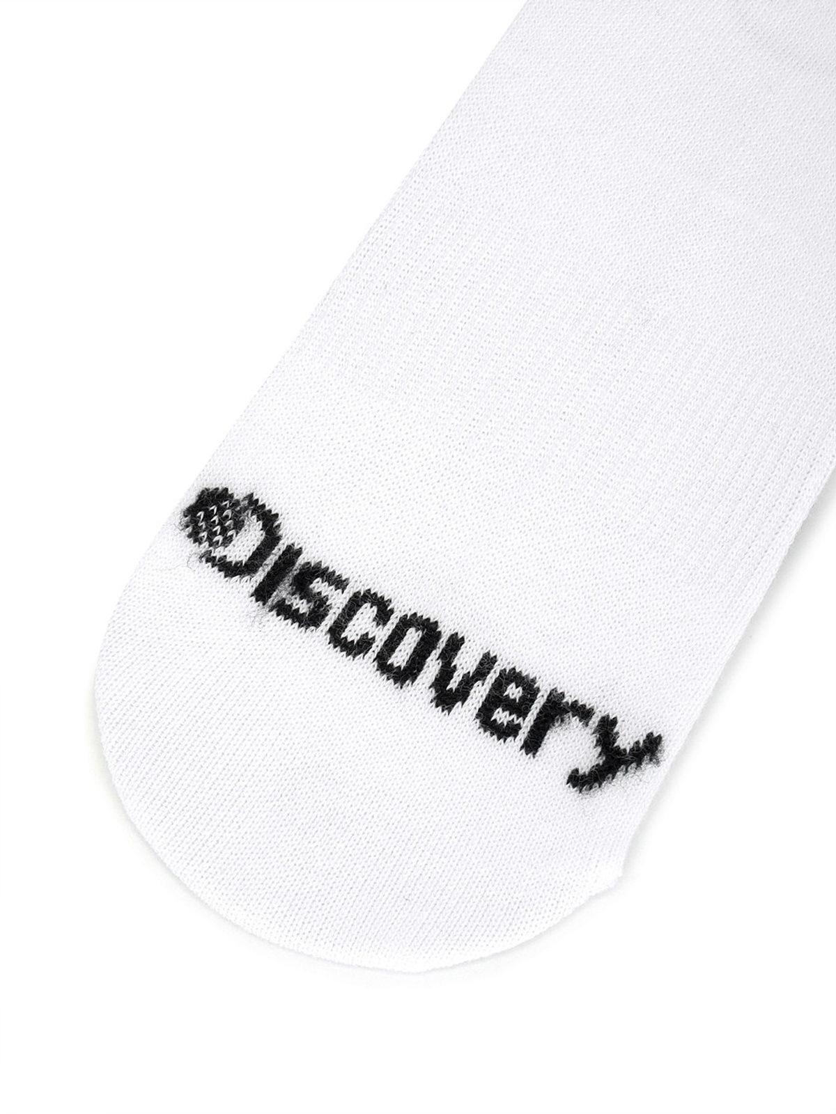 디스커버리 익스페디션(DISCOVERY EXPEDITION) 로고자카드 페이크삭스 (WHITE)