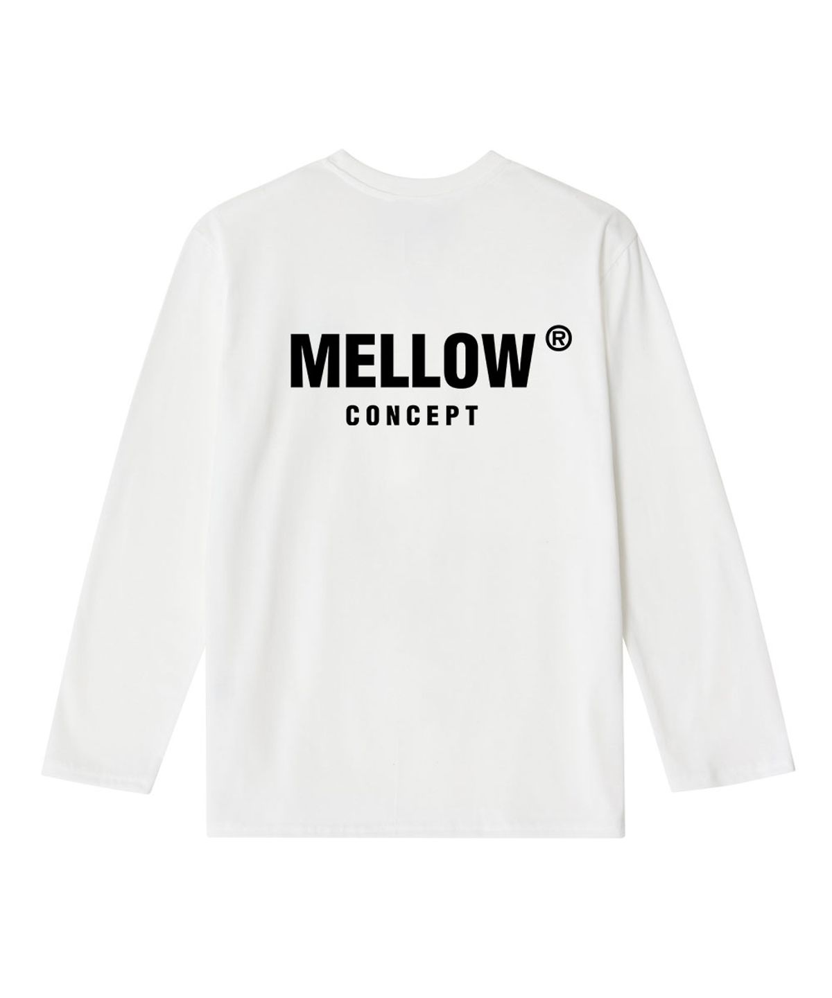 멜로우컨셉(MELLOW CONCEPT) M03 베이직 긴팔티 화이트