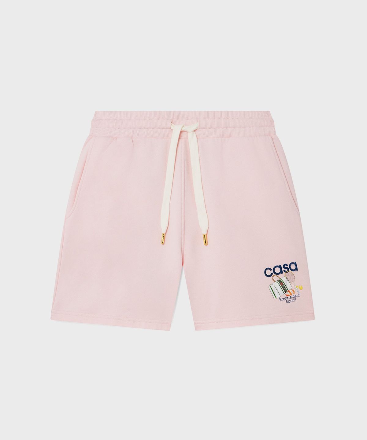 카사블랑카(CASABLANCA) (W) 스포티프 프린티드 스웨트 쇼츠 핑크 EQUIPEMENT SPORTIF PRINTED SWEATSHORT EQUIPEMENT SPORTIF