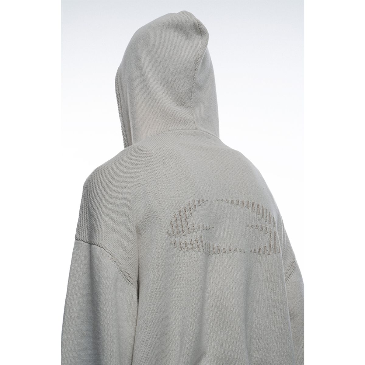 그레일즈(GRAILZ) OVAL KNIT ZIP UP [IVORY]