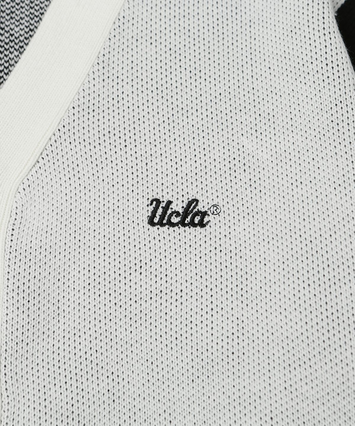 유씨엘에이(UCLA) 남성 스포티 배색 오버사이즈 카디건[IVORY](UA1GD01_22)
