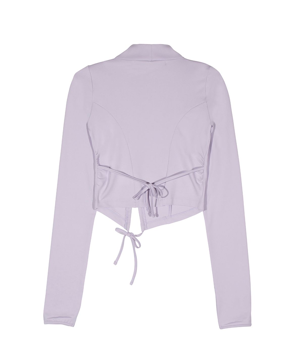 그레일즈(GRAILZ) RIBBON MOCKNECK TOP [PURPLE]