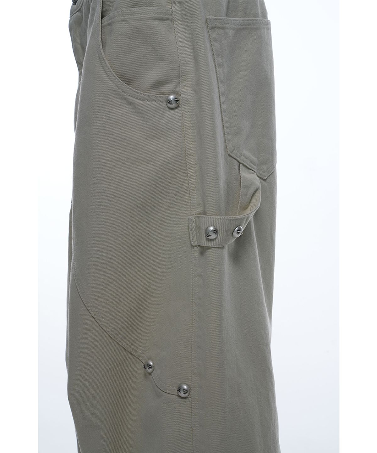 그레일즈(GRAILZ) BACK CARPENTER WORK PANTS [BEIGE]