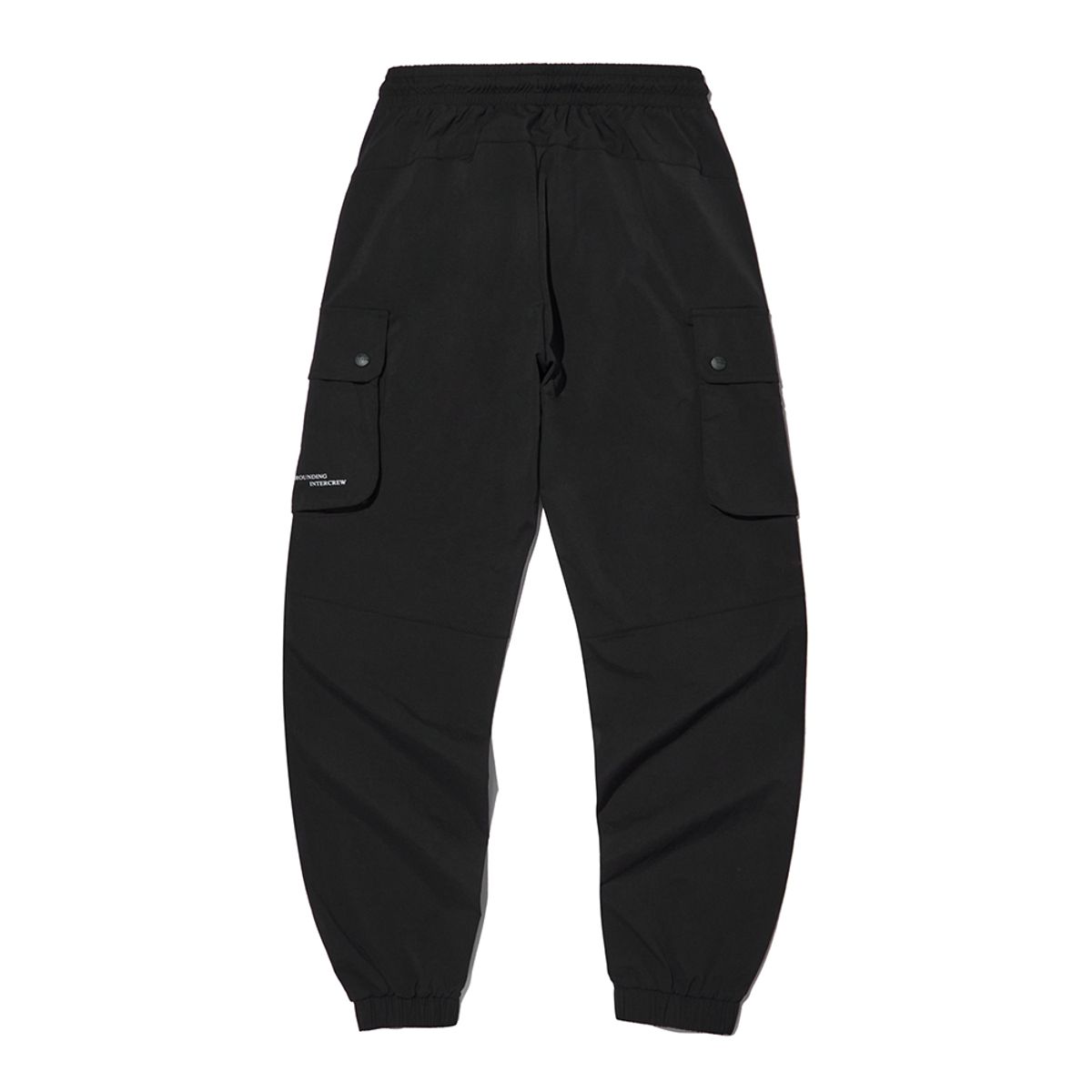 인터크루(INTERCREW) [24SS] 우먼스 스트링장식 건빵 조거팬츠 블랙 ITY1PL53ABK