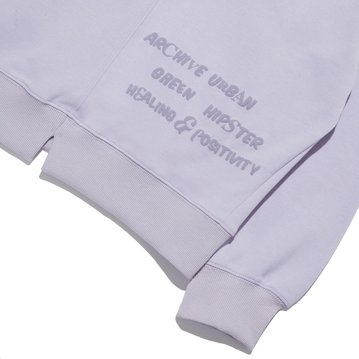 인터크루(INTERCREW) [24SS] 우먼스 스몰 키치 크롭 후드풀오버 라벤더 ITY1TH52ALA