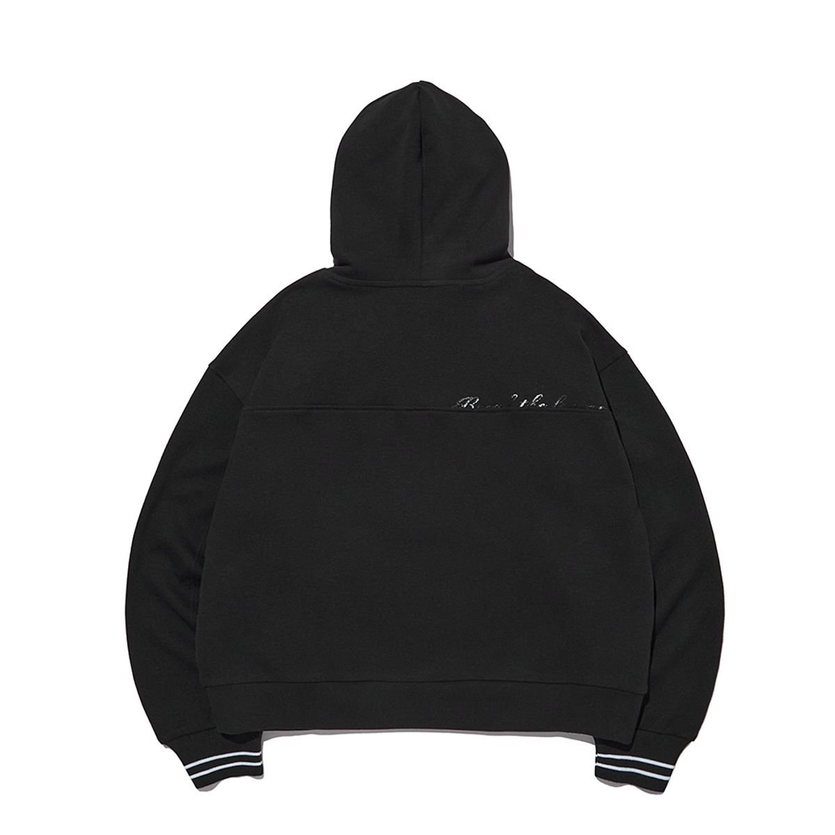 인터크루(INTERCREW) [24SS] 우먼스 립장식 후드풀오버 블랙 ITY1TH51ABK