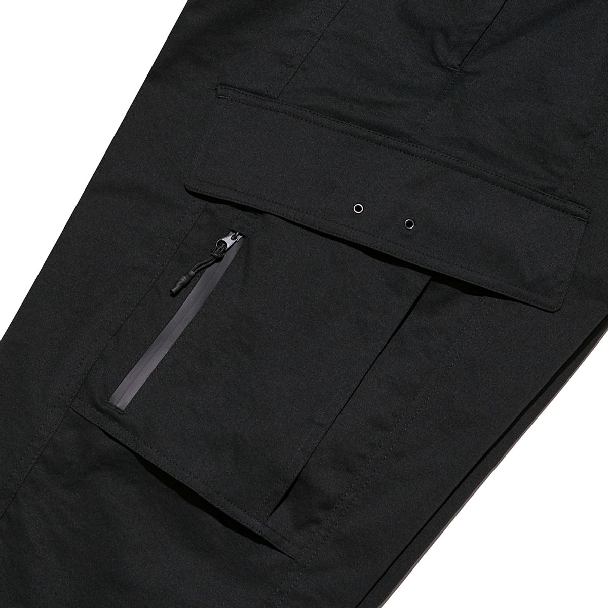 인터크루(INTERCREW) [24SS] 지퍼포인트 벌룬핏 팬츠 블랙 ITY1PL04ABK