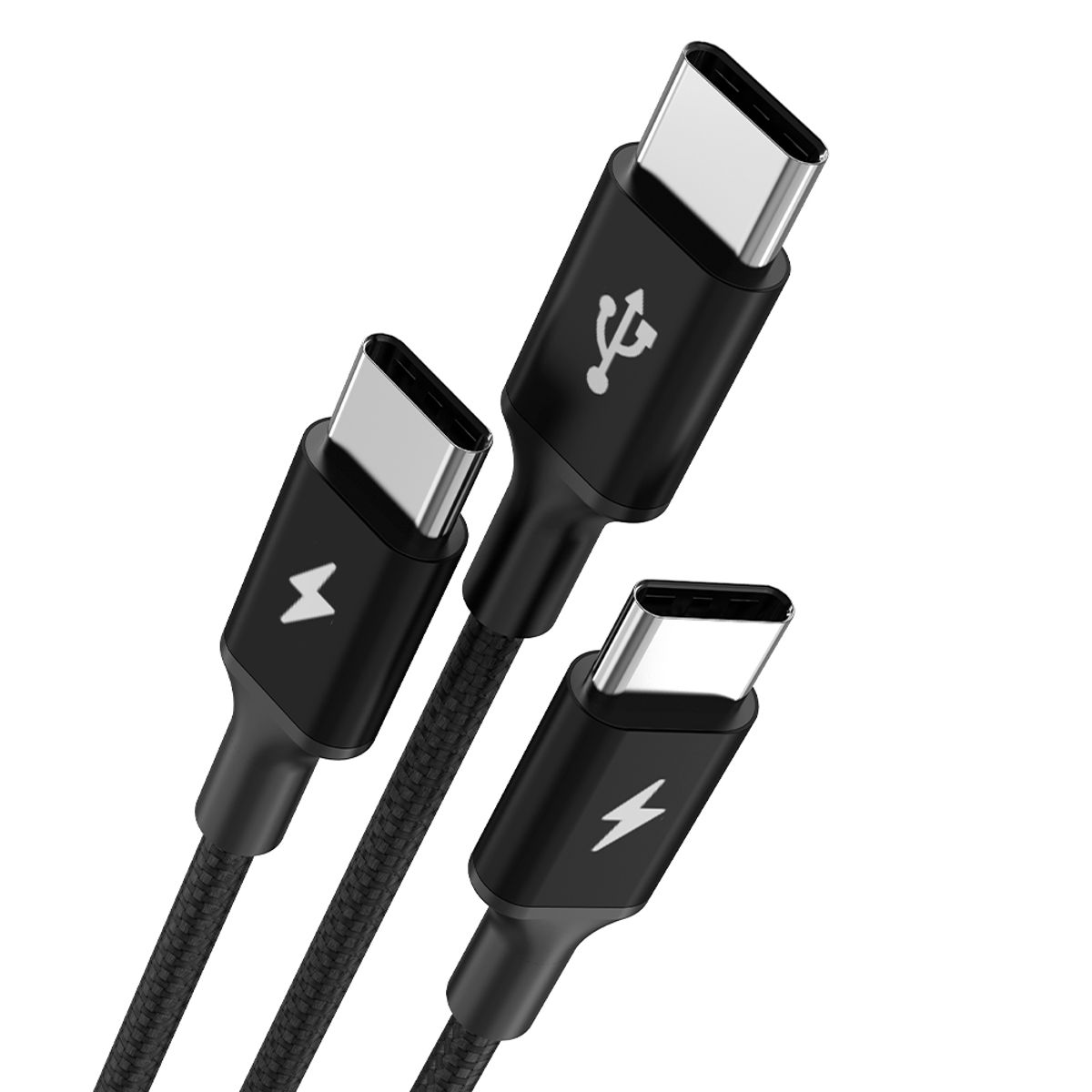 스카이(SKY) 3in1 27W USB-C타입 고강도 고속충전 케이블 [C타입x3]