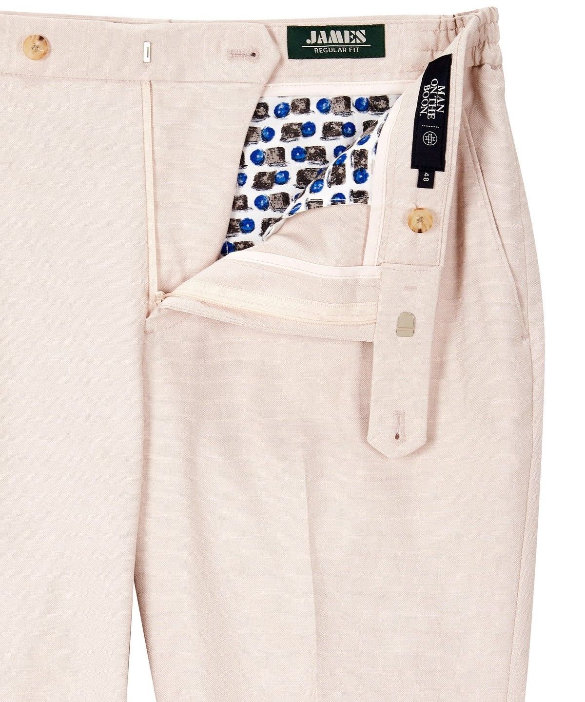 맨온더분(MAN ON THE BOON) 스트레치 밴딩 이지 팬츠 _라이트 핑크_4714104017