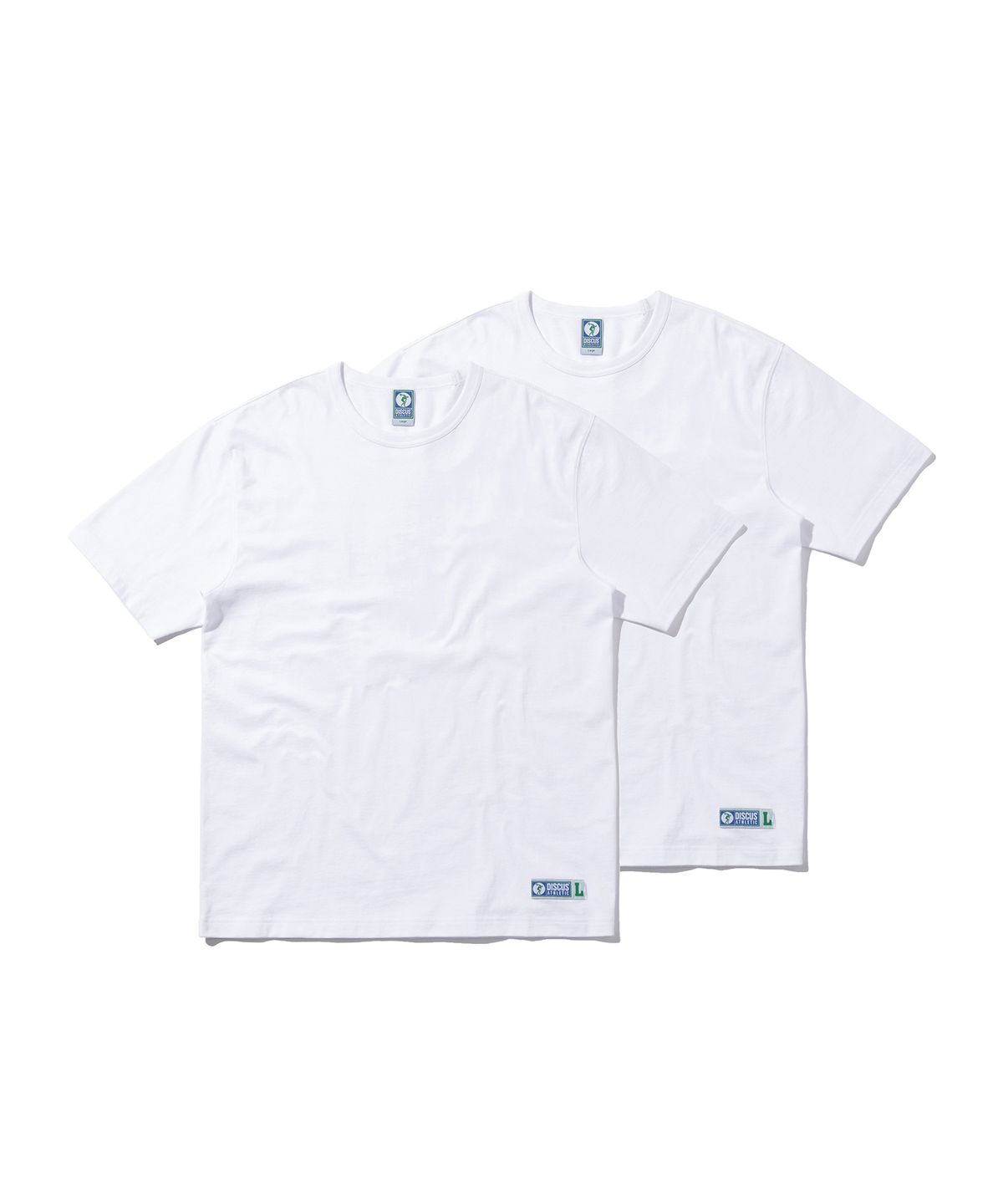 디스커스 애슬레틱(DISCUS ATHLETIC) [2PACK] 블랭크 레이어드 티셔츠