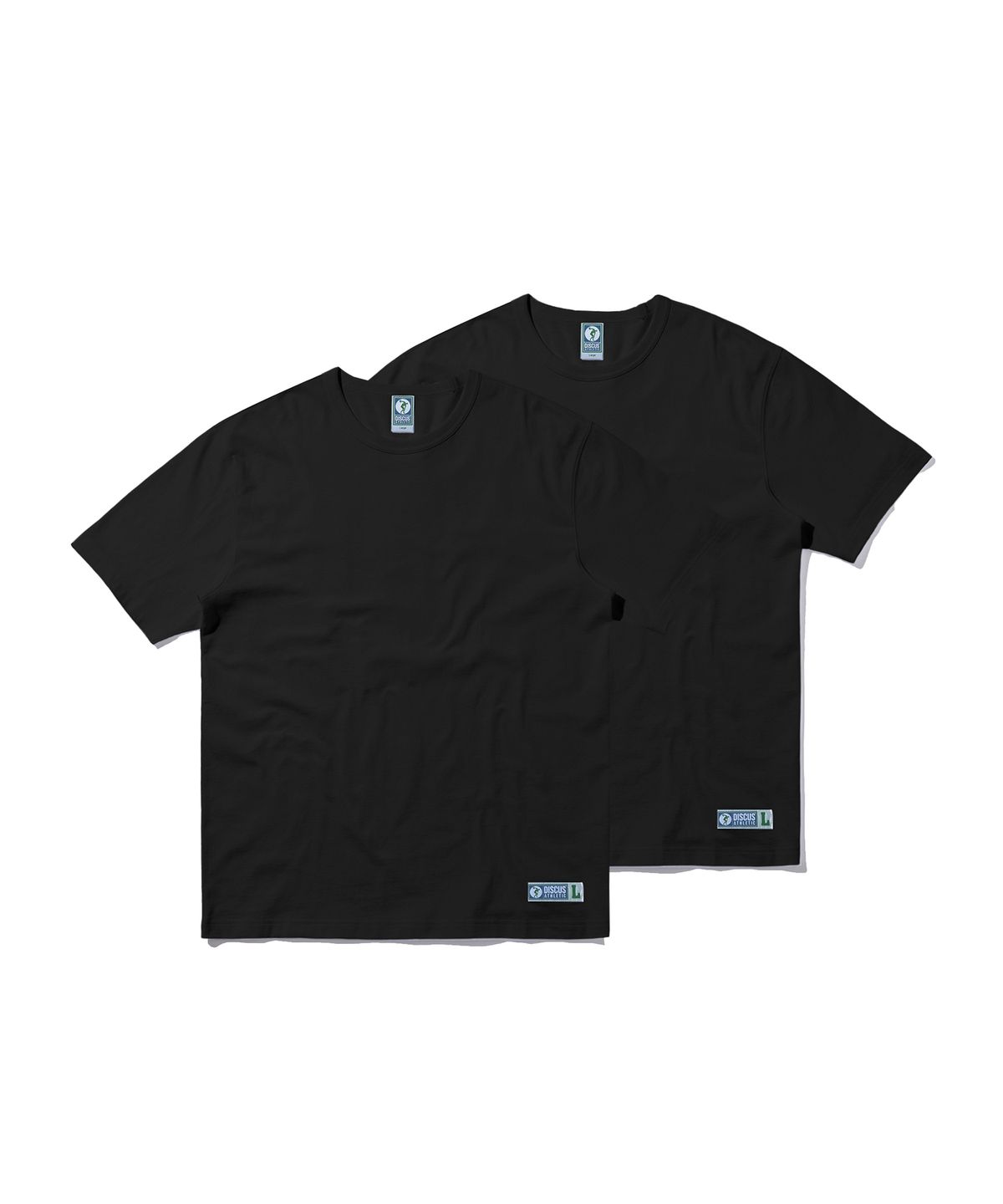 디스커스 애슬레틱(DISCUS ATHLETIC) [2PACK] 블랭크 레이어드 티셔츠