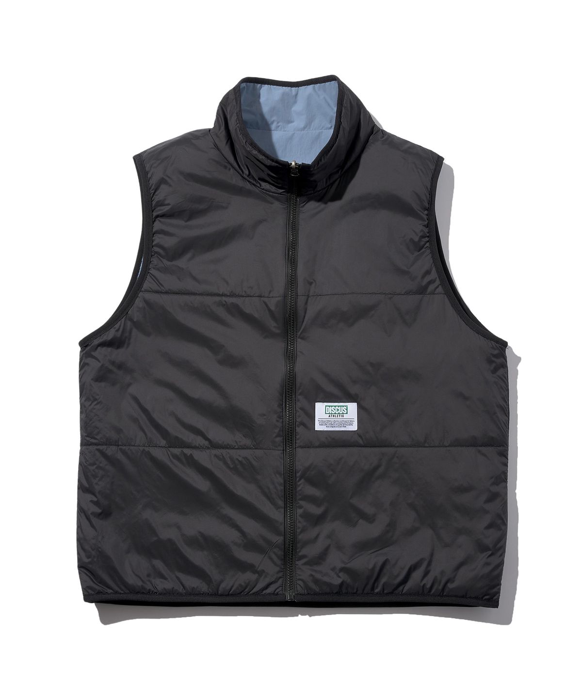디스커스 애슬레틱(DISCUS ATHLETIC) 나일론 로고 베스트 라이트 블루