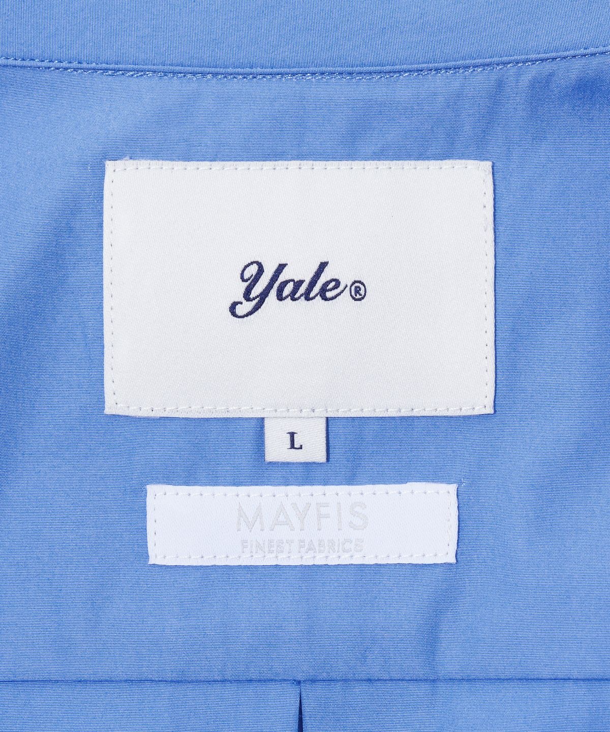 예일(YALE) 120S 하이카운트 비즈니스 포켓 셔츠 블루