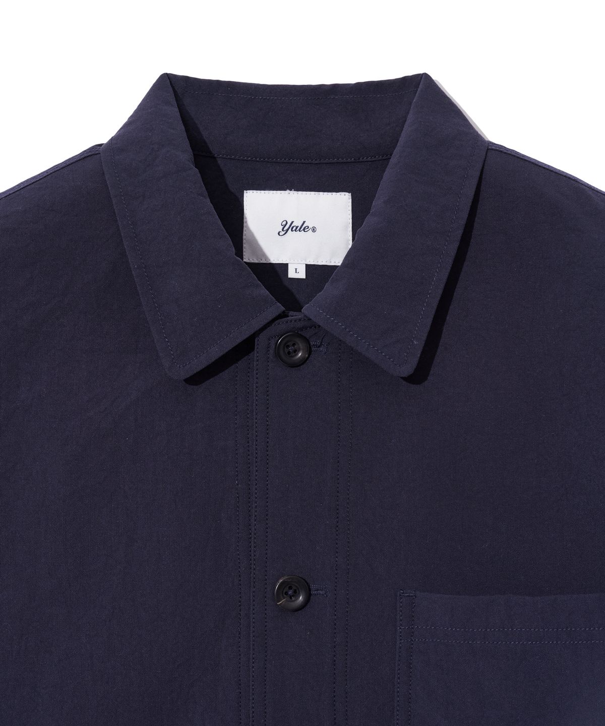 예일(YALE) NYLON OXFORD W/R FRENCH WORK JACKET NAVY