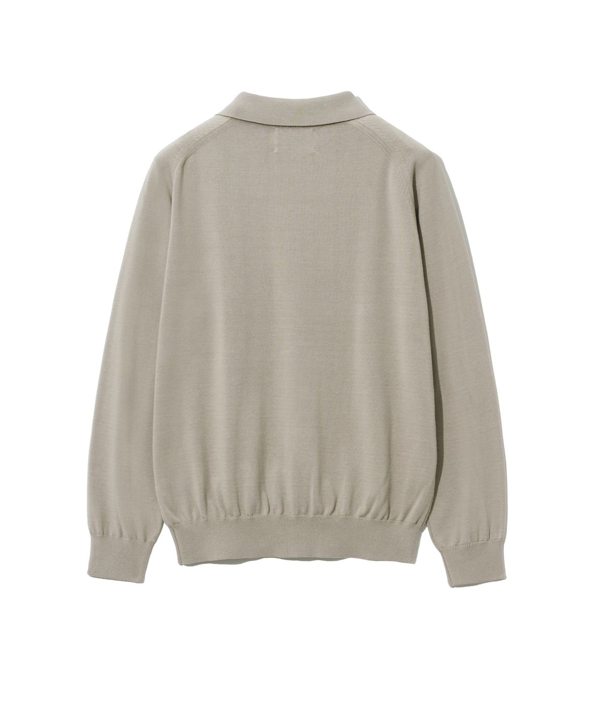 예일(YALE) SUPIMA COTTON RAGLAN COLLAR KNIT GREIGE