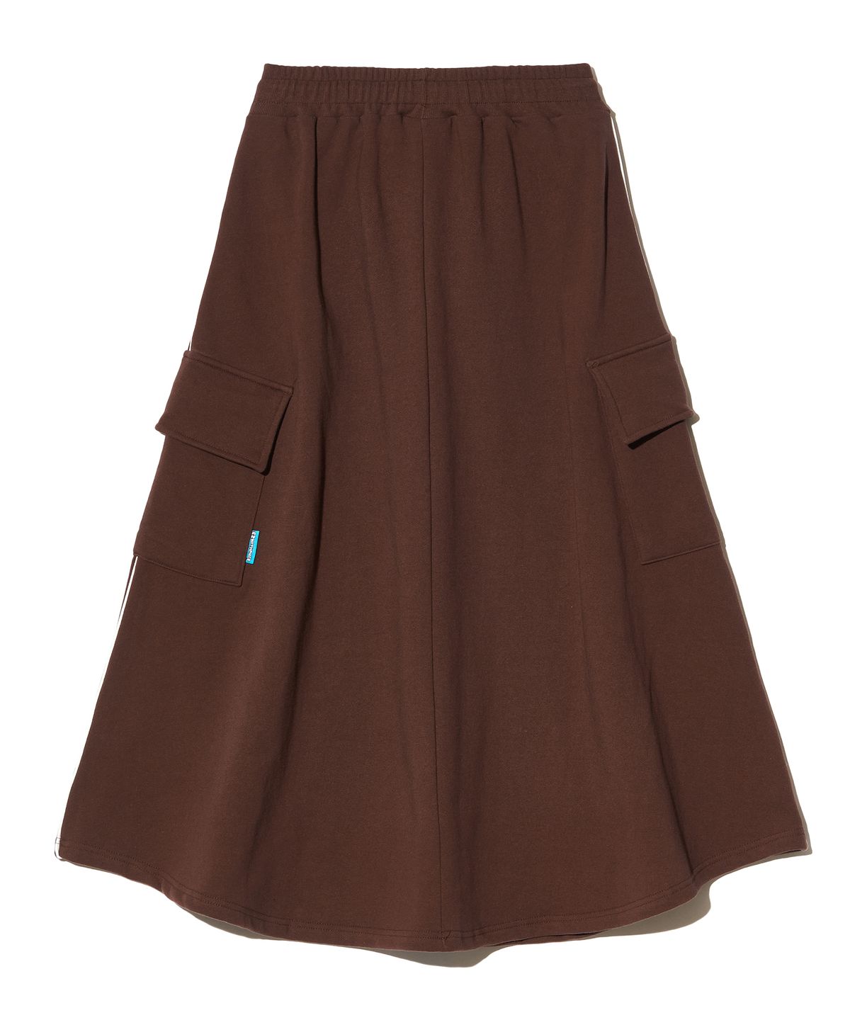 피스메이커(PIECE MAKER) EWP LINE CARGO SWEAT SKIRT (BROWN)