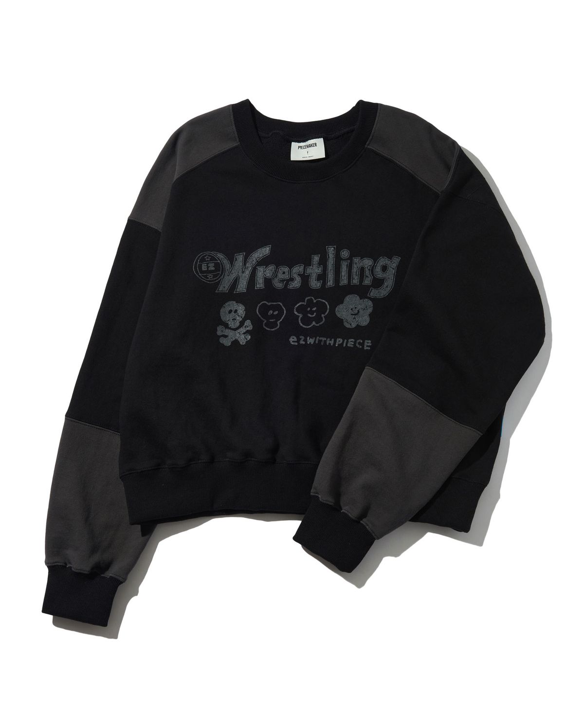 피스메이커(PIECE MAKER) WRESTLING MIX CREW (BLACK)