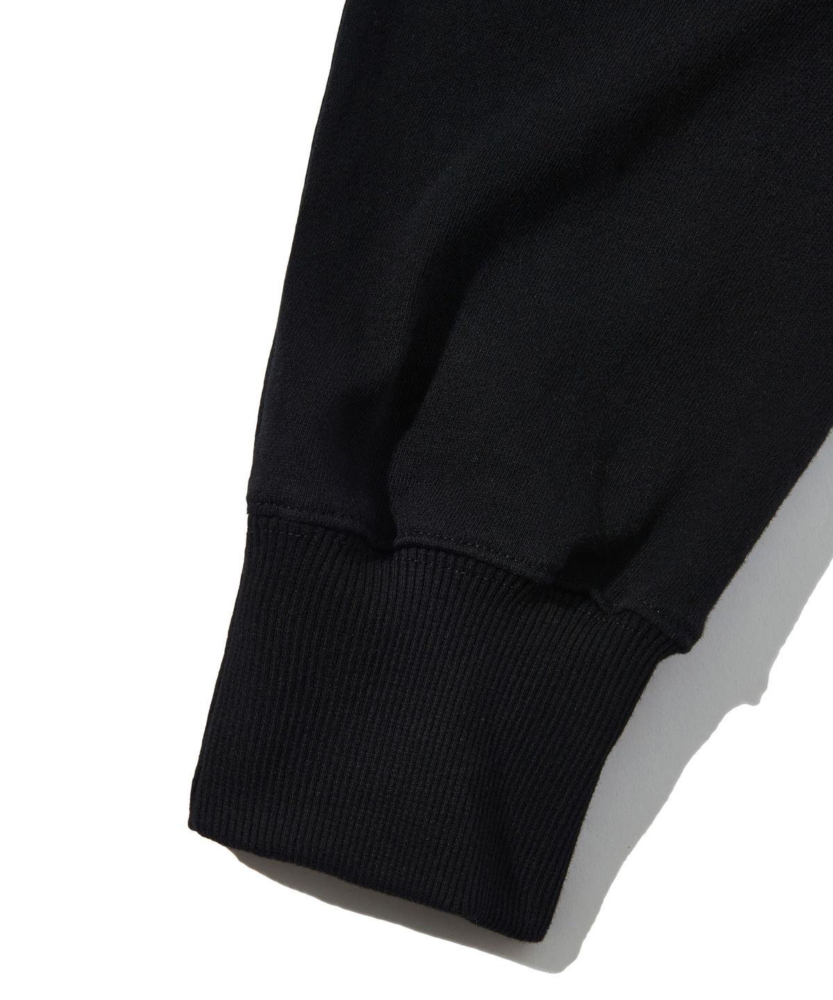피스메이커(PIECE MAKER) TEETH SWEAT CROP HOODIE (BLACK)
