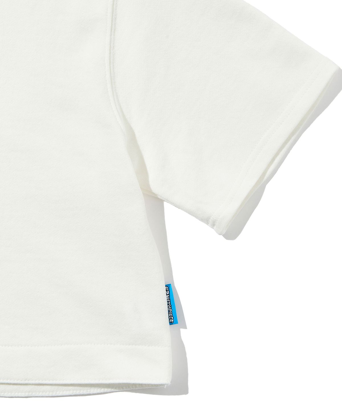 피스메이커(PIECE MAKER) TEETH SWEAT CROP TEE (IVORY)