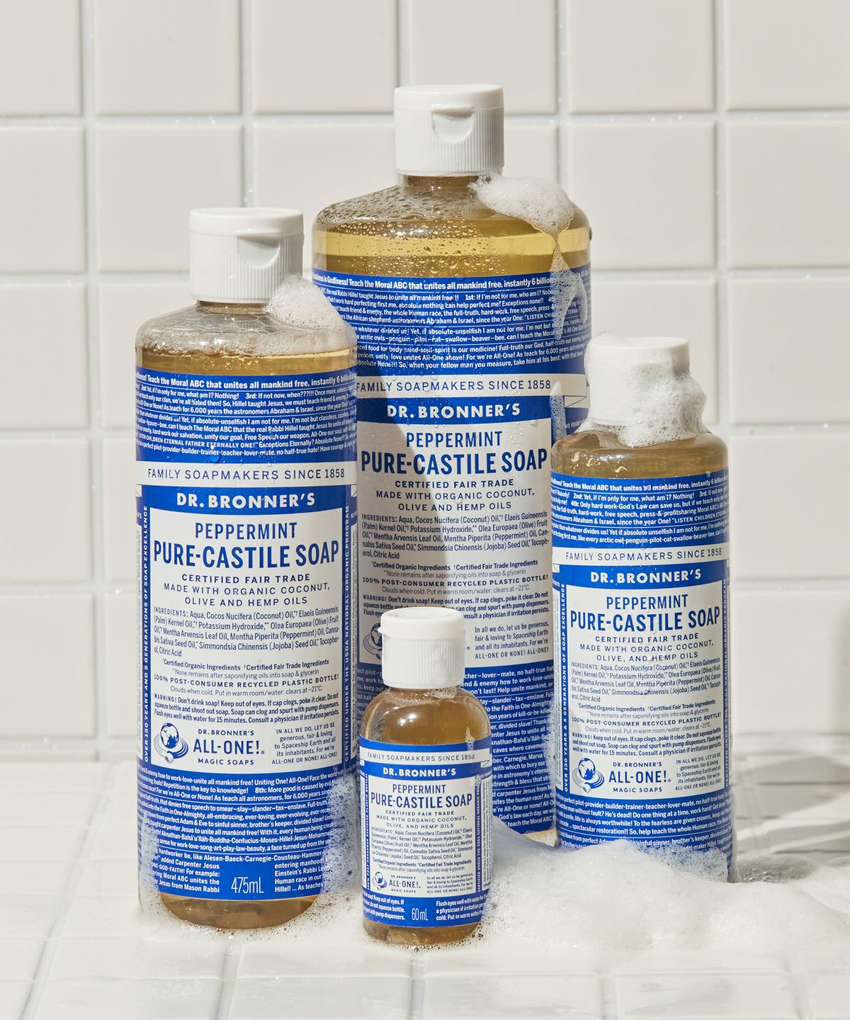 닥터 브로너스(DR.BRONNER'S) [바디클렌저]페퍼민트 퓨어 캐스틸 솝 950ml
