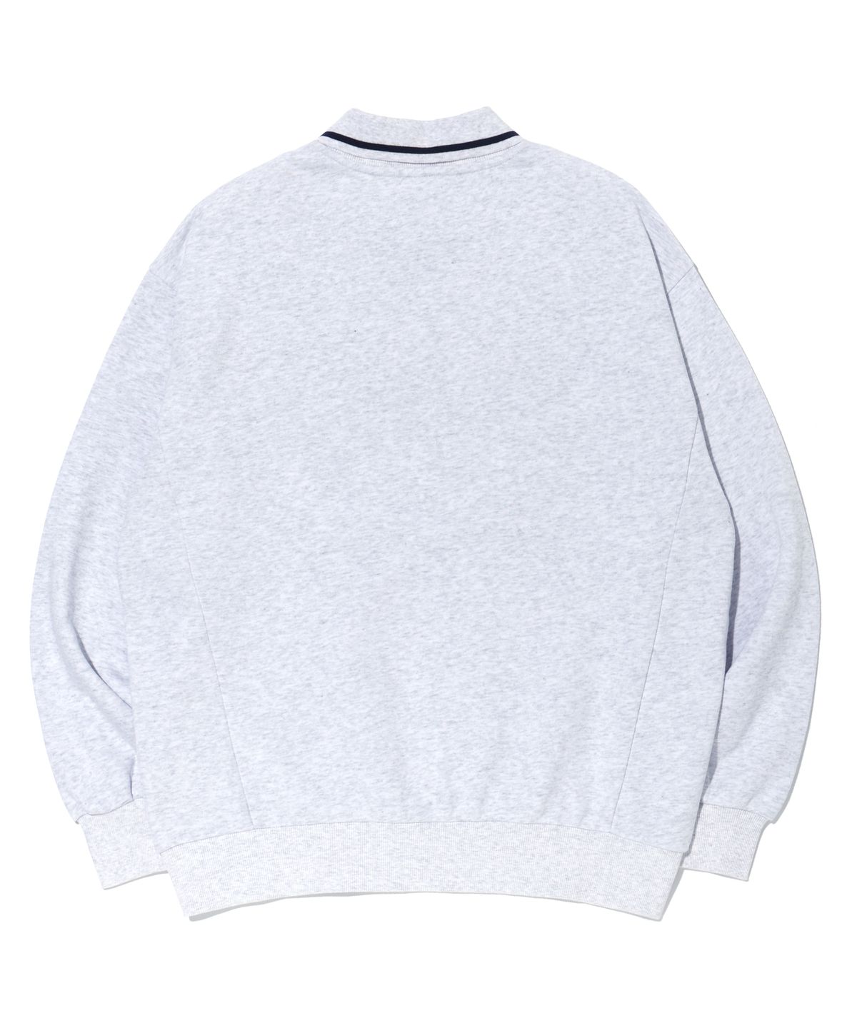 레이피커스(RAYFIKERS) 클럽 카라 맨투맨 LIGHT GREY (MO1TU051-071)